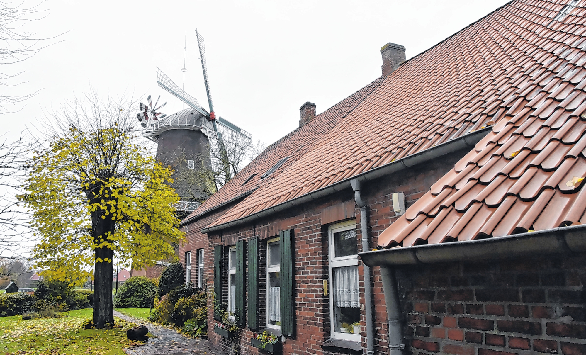 Müllerhaus der Sterrenberg-Mühle in Upgant-Schott 