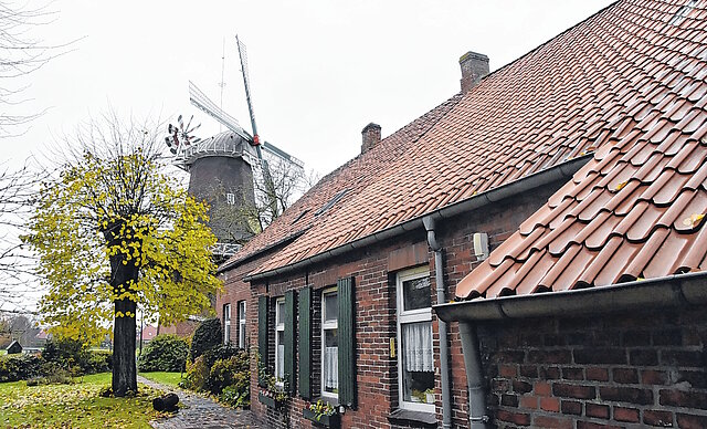 Müllerhaus der Sterrenberg-Mühle in Upgant-Schott © Ostfriesische Nachrichten GmbH Müllerhaus der Sterrenberg-Mühle in Upgant-Schott