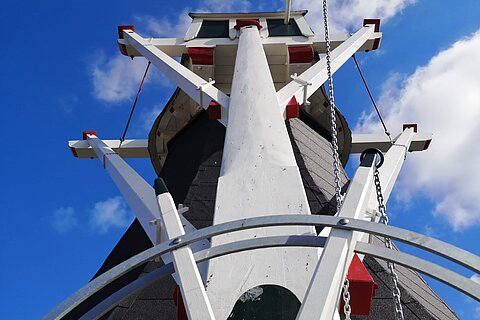 Steert der Windmühle Nessmersiel © Neßmersieler Mühlenverein e.V. Steert der Windmühle Nessmersiel