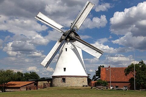 So präsentiert sich die Windmühle Lechtingen heute